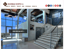 Tablet Screenshot of marbleexpo.com